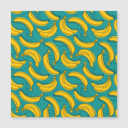 黄色のバナナ：黒のアウトラインヴィンテージ (正面)