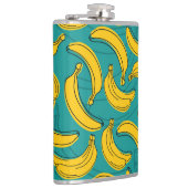 黄色のバナナ:黒のアウトラインヴィンテージ フラスク (右)