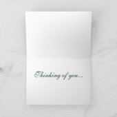 黄色のバラのグリーティングカード カード (内部)