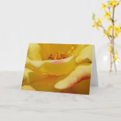 黄色のバラのグリーティングカード カード (黄色い花)