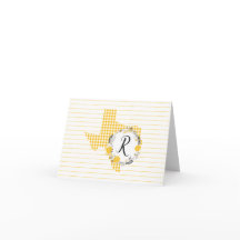 黄色のバラのテキサス州 – ギンガムモノグラム