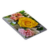 黄色のバラのメッセージ ノートブック (右側)