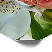 黄色のバラのメッセージ ポスター (コーナー)