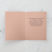 黄色のバラの友情カード シーズンカード (内部)