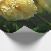 黄色のバラの束 ラッピングペーパー (角)