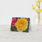 黄色のバラの花の写真 カード (黄色い花)
