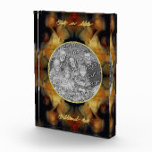 黄色のバラの花は自分の花を作成 フォトブロック (右)