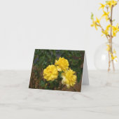 黄色のバラ空白のメモカード カード (黄色い花)