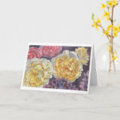 黄色のバラ カード (黄色い花)