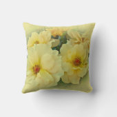 黄色のバラ クッション (裏面)