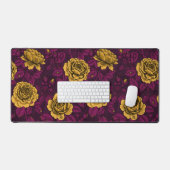 黄色のバラ デスクマット (キーボード&マウス)