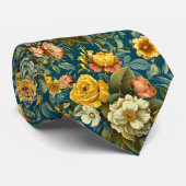 黄色のバラ ネクタイ (ロール)