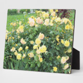 黄色のバラ フォトプラーク (側面)