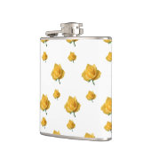 黄色のバラ フラスク (左)