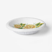 黄色のバラ ペーパーボウル (傾斜あり)