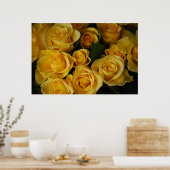 黄色のバラ ポスター (キッチン)