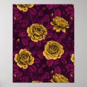 黄色のバラ ポスター (正面)