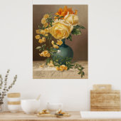 黄色のバラ ポスター (キッチン)