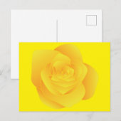 黄色のバラ ポストカード (正面/裏面)