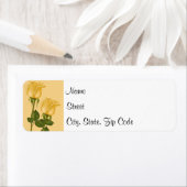 黄色のバラ ラベル (インサイチュ)