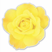 黄色のバラ 国際友情デー 花束 フラワー シール (正面)