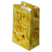 黄色のバラ、大事な行事_ スモールペーパーバッグ (裏面アングル)
