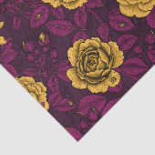 黄色のバラ 薄葉紙 (詳細)