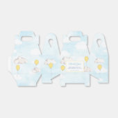 黄色のバルーン雲誕生日《キリスト教》洗礼式や命名式パーティー フェイバーボックス (折り畳みなし)