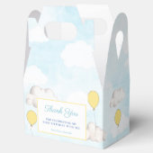 黄色のバルーン雲誕生日《キリスト教》洗礼式や命名式パーティー フェイバーボックス (オープン)