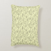 黄色のバンニのバンチ – シームレスなパターン。 アクセントクッション (裏面(縦))