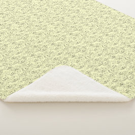 黄色のバンニのバンチ – シームレスなパターン。 シェルパブランケット