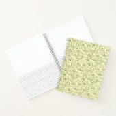 黄色のバンニのバンチ – シームレスなパターン。 ノートブック (内部)