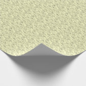 黄色のバンニのバンチ – シームレスなパターン。 ラッピングペーパー (角)