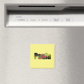黄色のパウラスクエアマグネット マグネット (インサイチュ (食洗機))