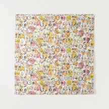 黄色のパステルカラーの女性