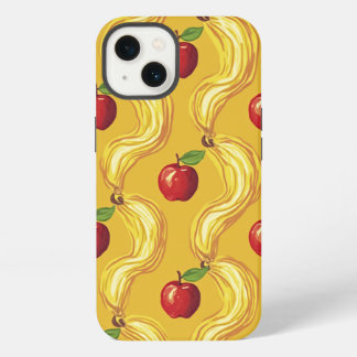 黄色のパターンを持つリンゴデザインiphone 13ケース iPhone 13ケース