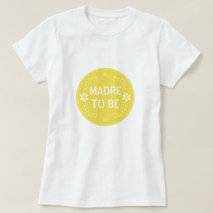 黄色のパペルのピカドアートマドレベビーシャワー Tシャツ