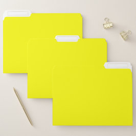 黄色のパーソナライズされたファイルフォルダー- Officeスタイル ファイルフォルダー