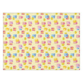 黄色のパーティーギフトテーブルテーブルクロス テーブルクロス (正面(横))