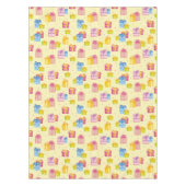 黄色のパーティーギフトテーブルテーブルクロス テーブルクロス (正面)