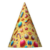 黄色のパーティー パーティーハット (正面)