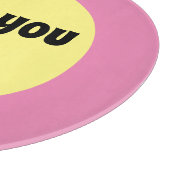 黄色のビッグドット カッティングボード (角)