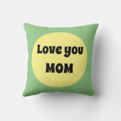 黄色のビッグドット クッション (裏面)