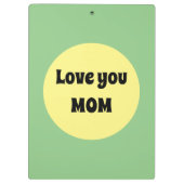 黄色のビッグドット クリップボード (裏面)