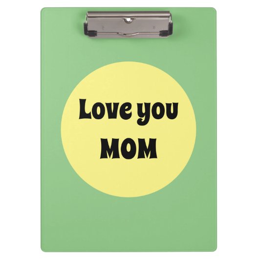 黄色のビッグドット クリップボード (正面)