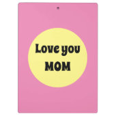 黄色のビッグドット クリップボード (裏面)