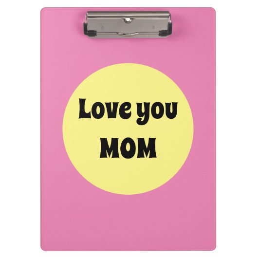 黄色のビッグドット クリップボード (正面)