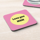 黄色のビッグドット コースター (左側)