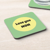 黄色のビッグドット コースター (左側)