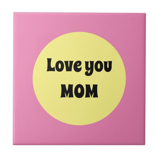 黄色のビッグドット タイル (正面)